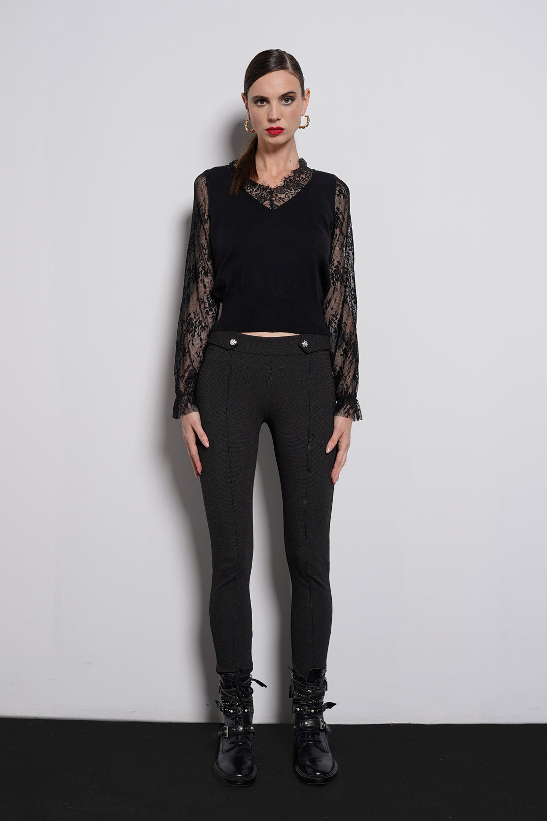 Maglia con pizzo