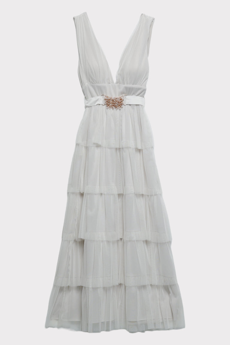 Abito tulle multibalze