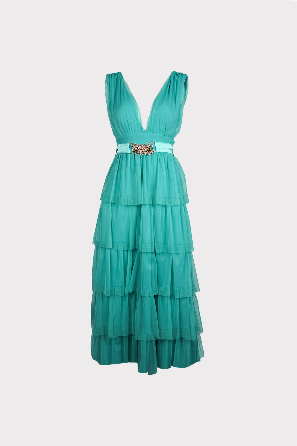 Abito tulle multibalze