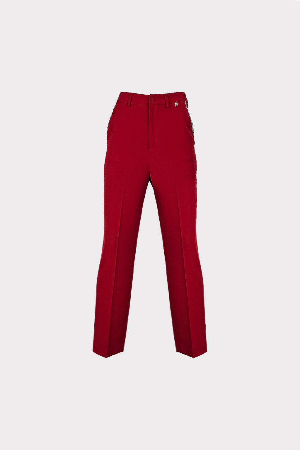 Pantalone dettaglio strass