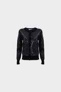 Cardigan con paillettes