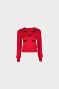 Pullover con fiocchi