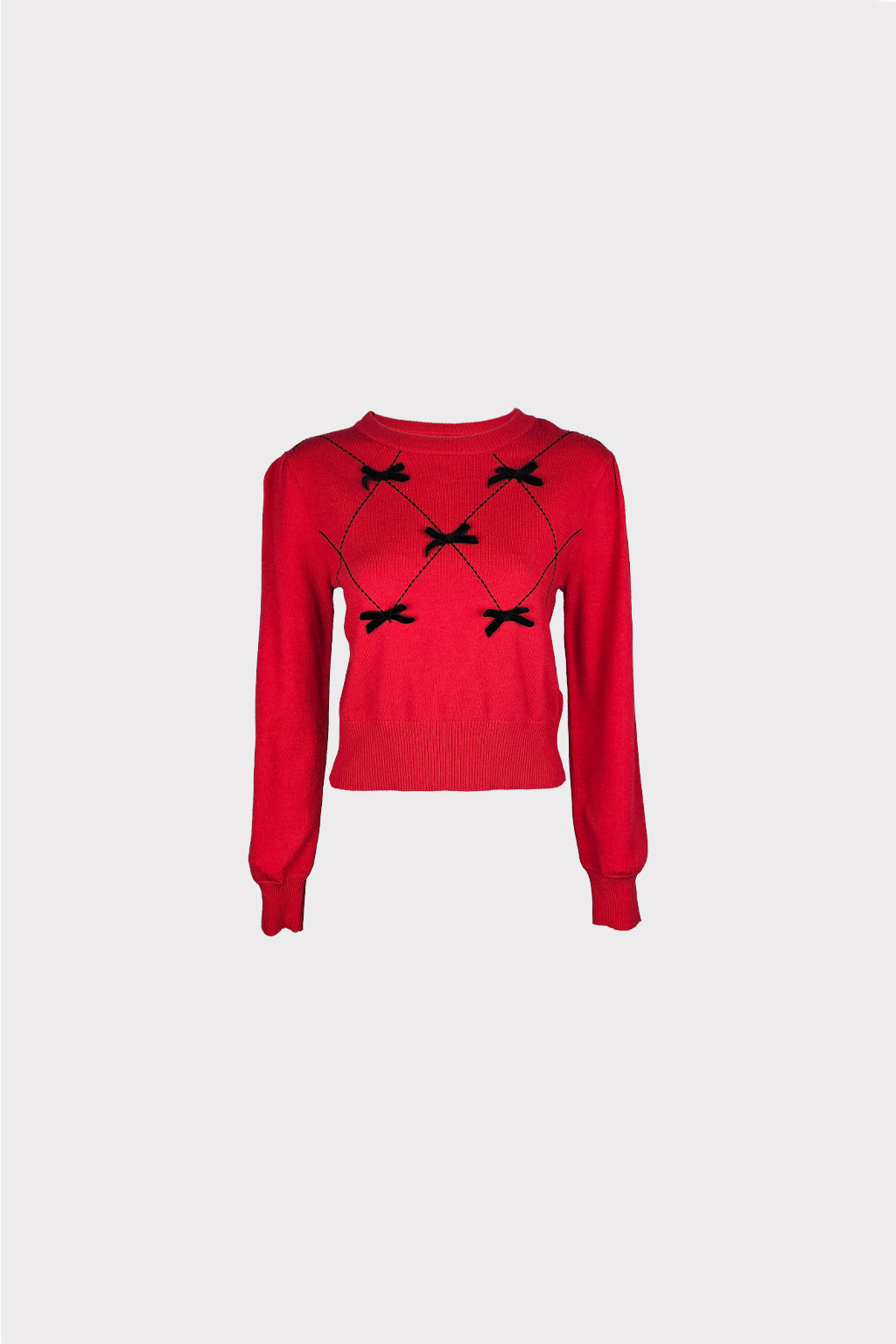 Pullover con fiocchi