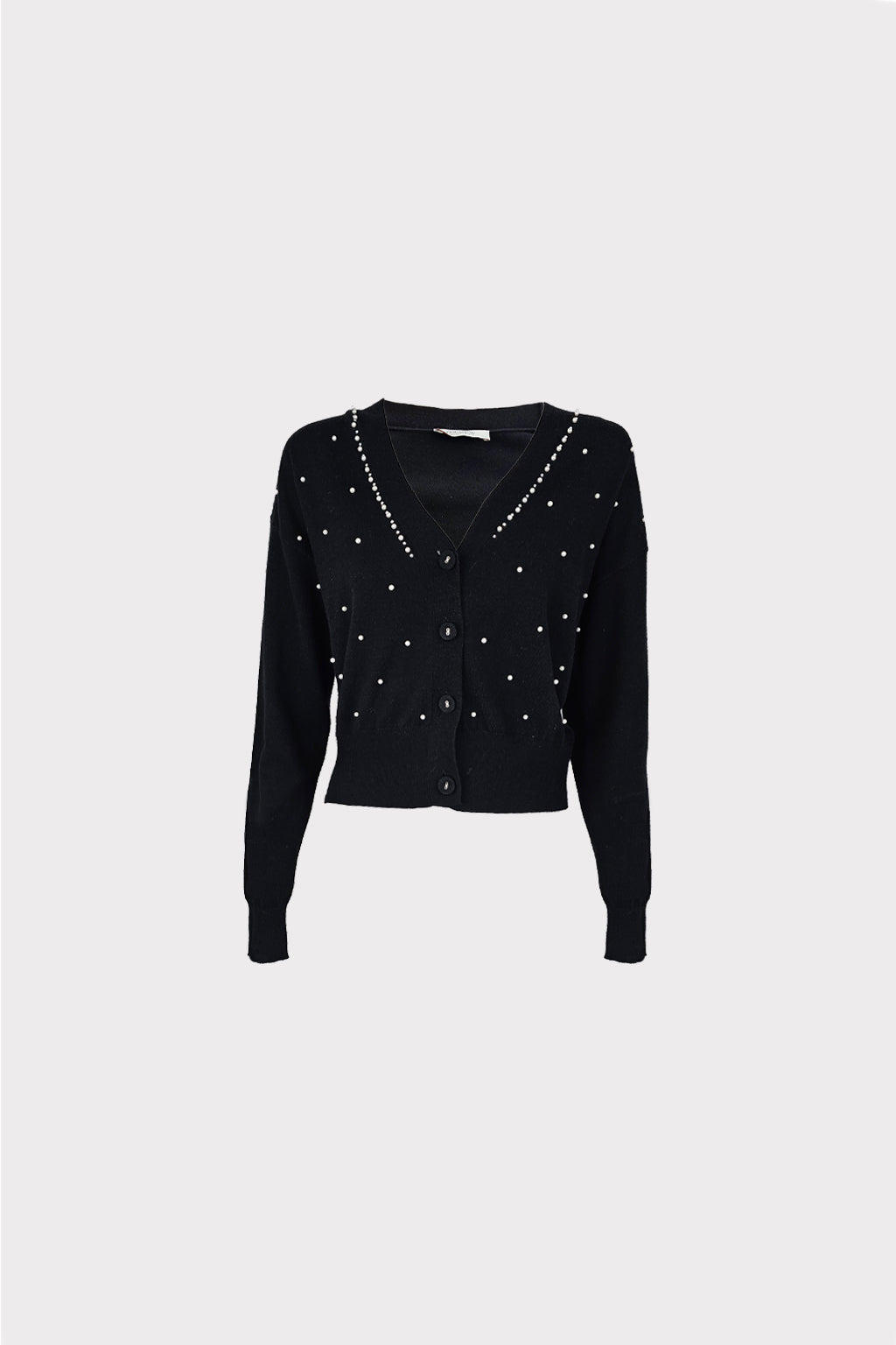 Cardigan con applicazioni