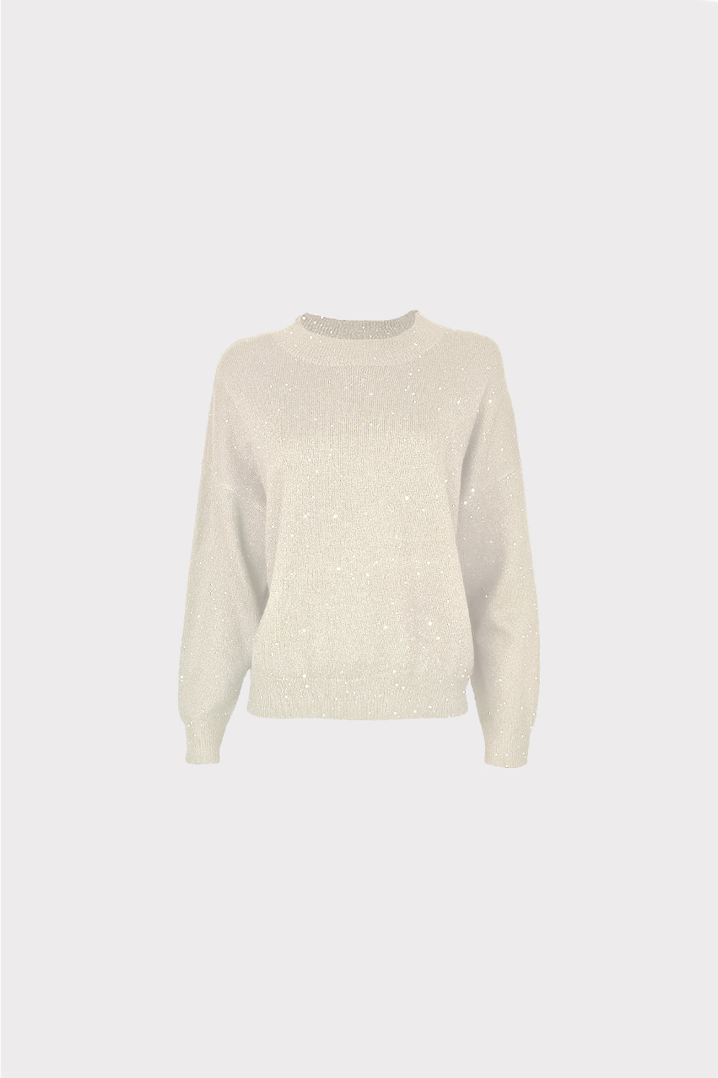 Pullover con paillettes