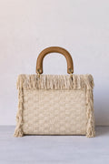 Borsa squadrata frange