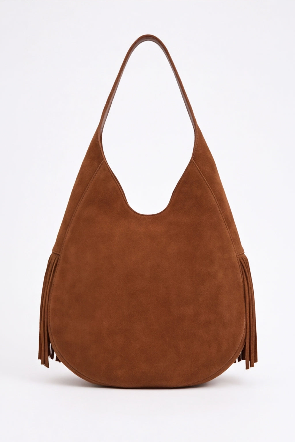 Borsa suede con frange
