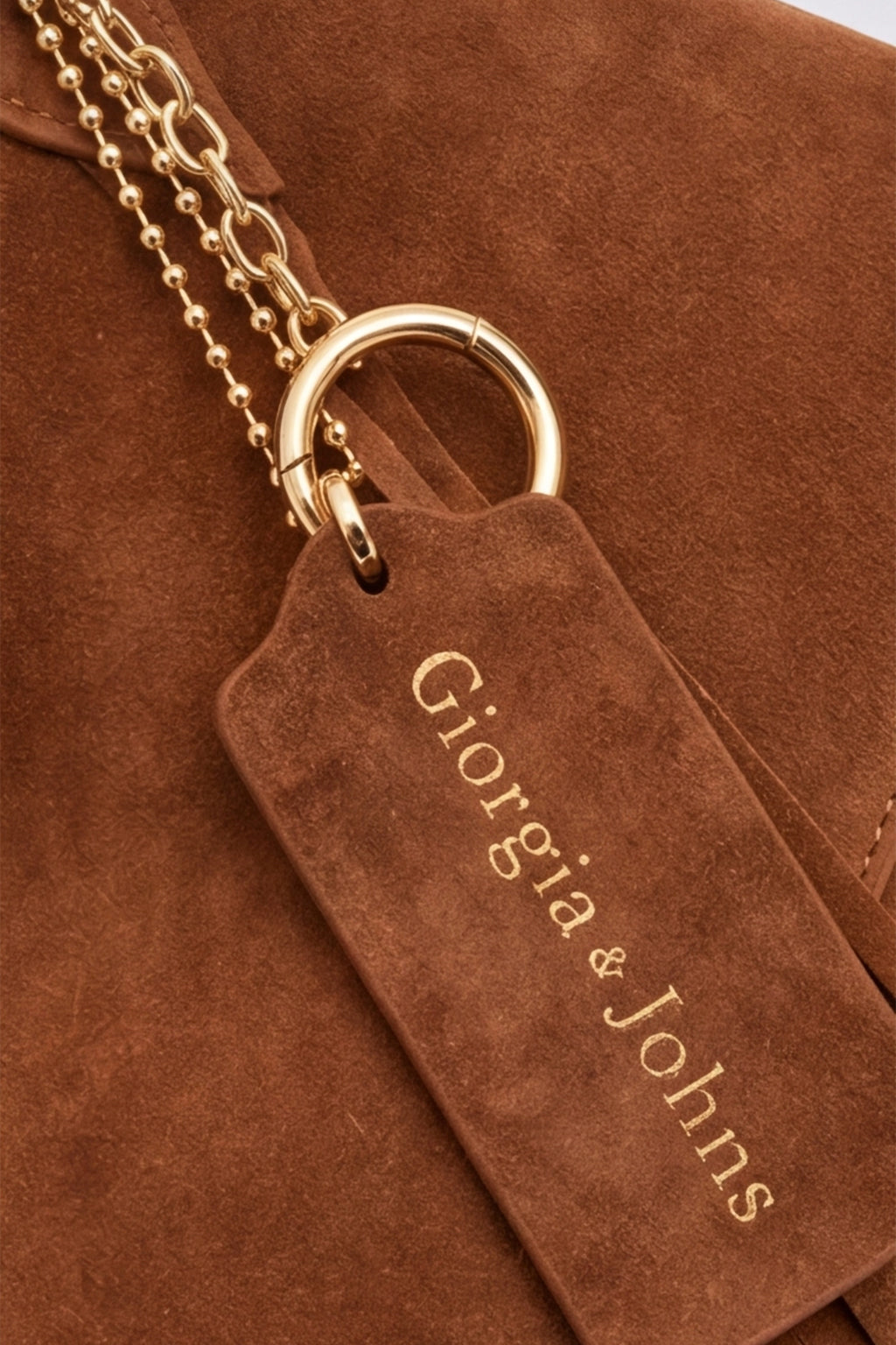 Borsa suede con frange