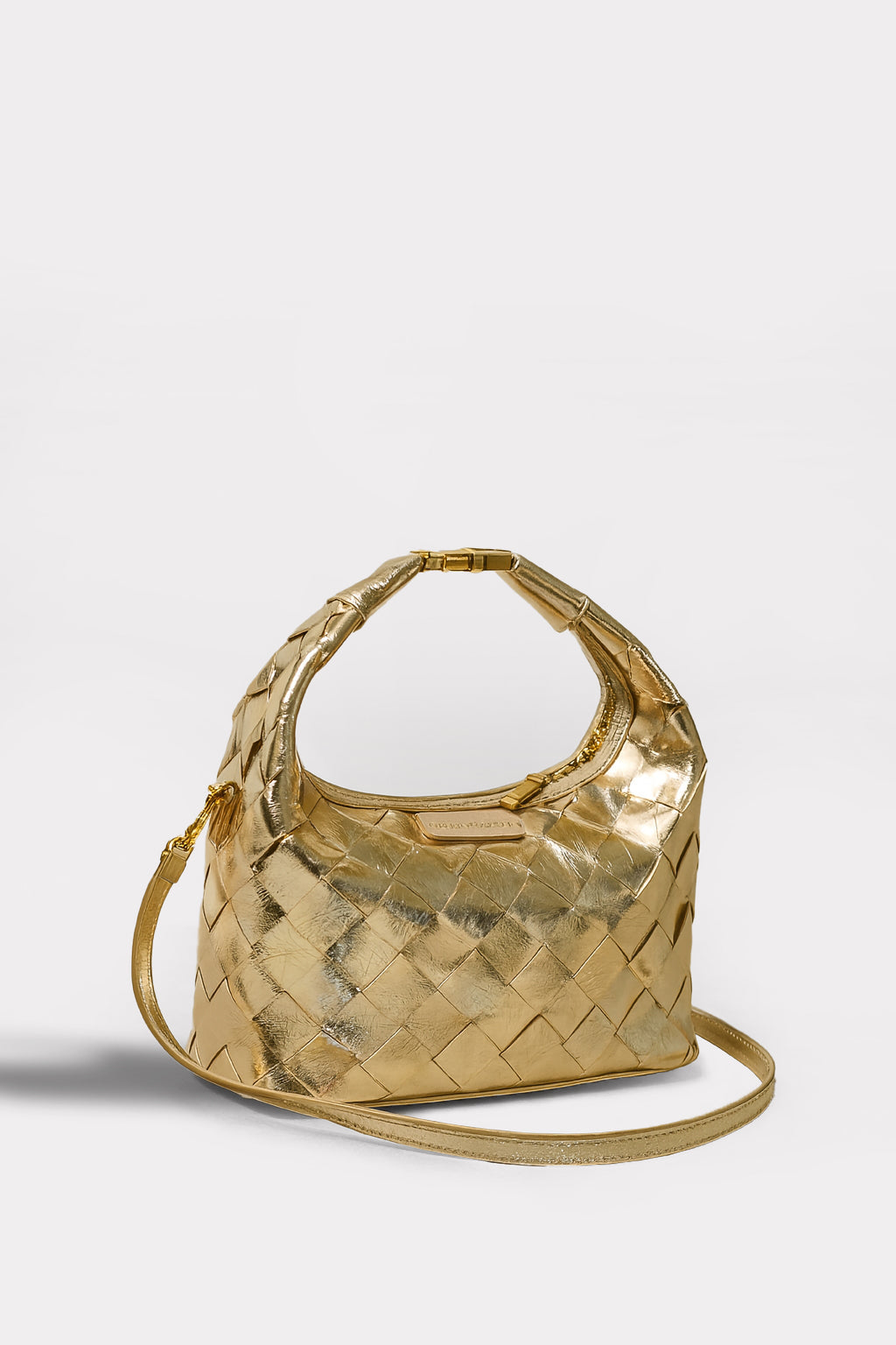 Borsa intreccio effetto lame'