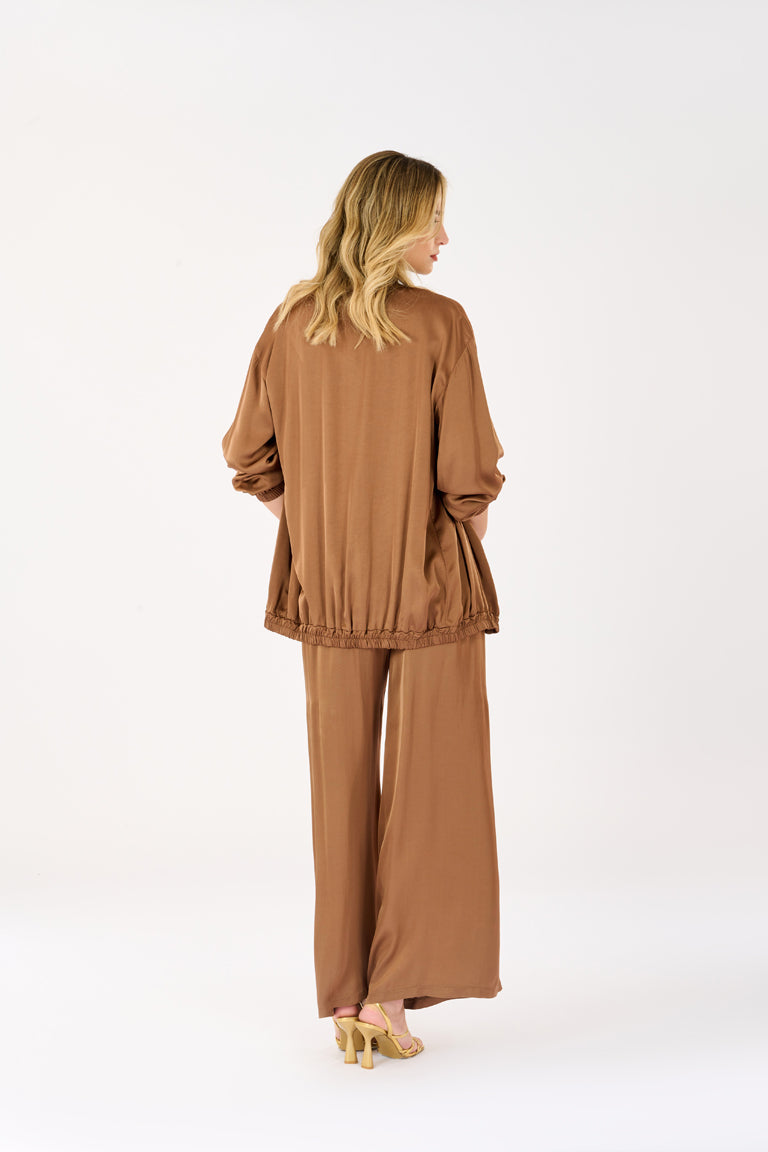 Cardigan con costina