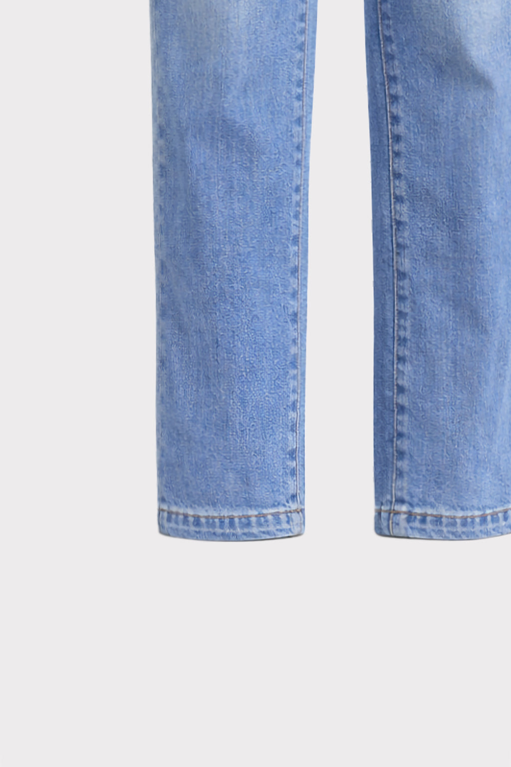 Jeans straight fit vita alta