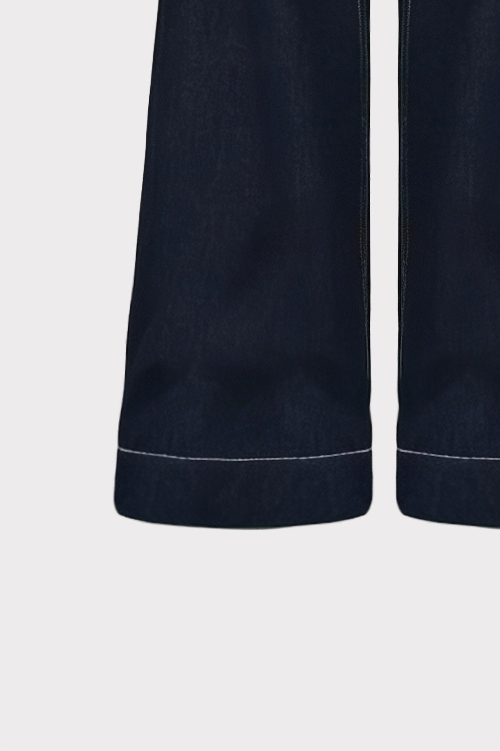 Jeans denim scuro wide leg