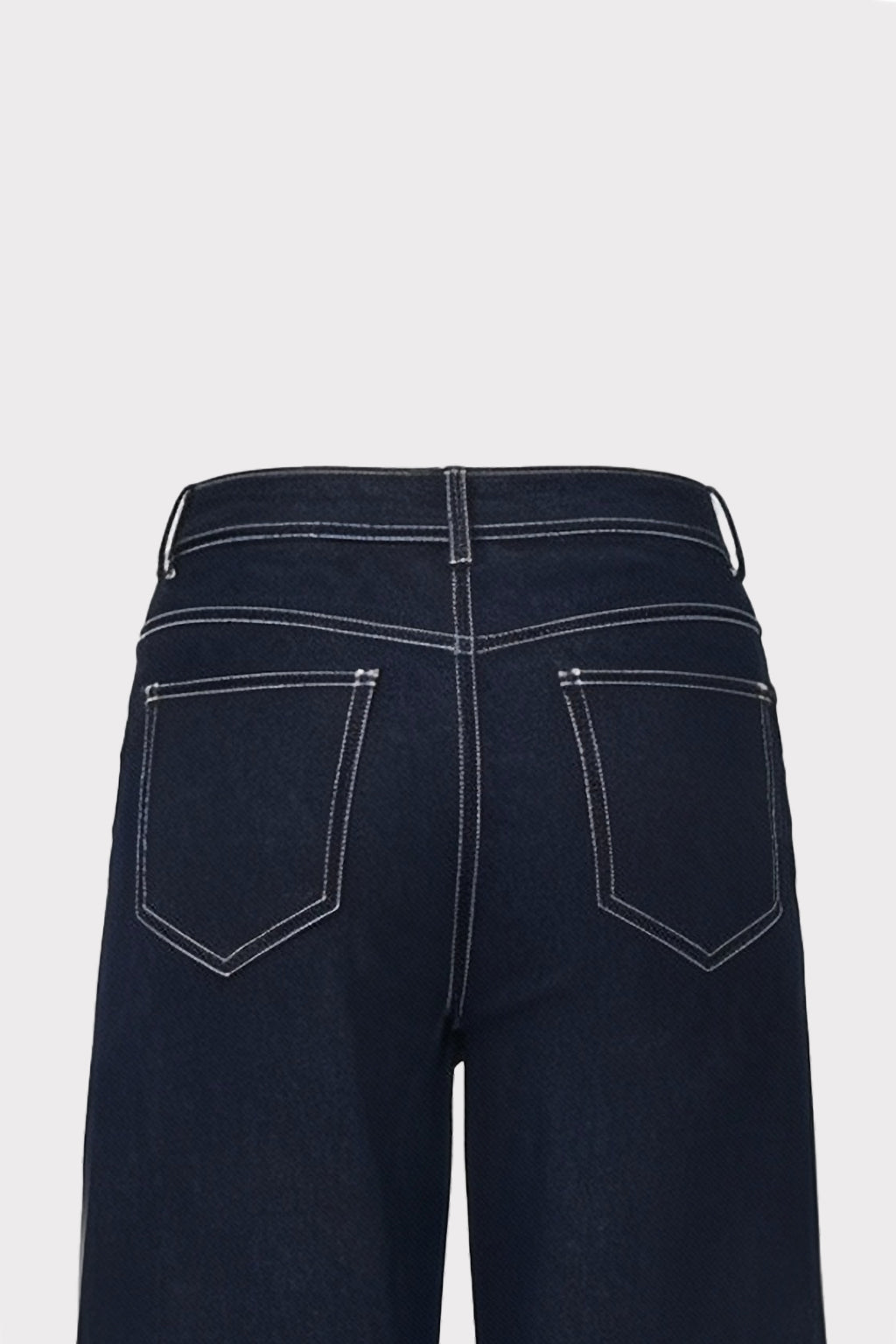 Jeans denim scuro wide leg