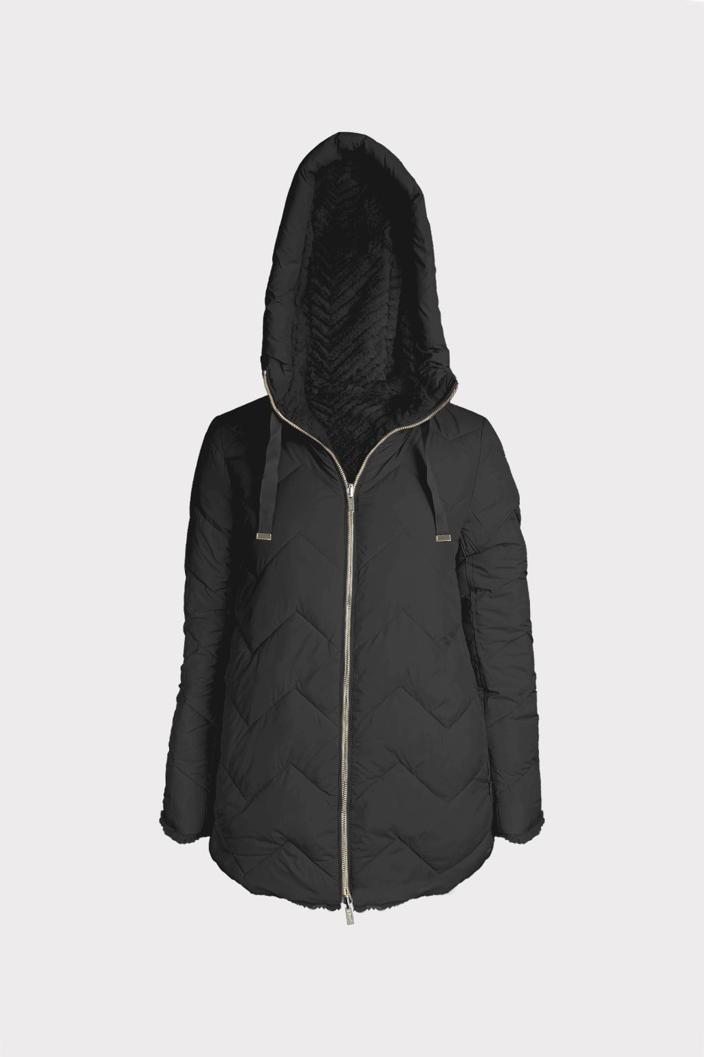 Piumino double face corto