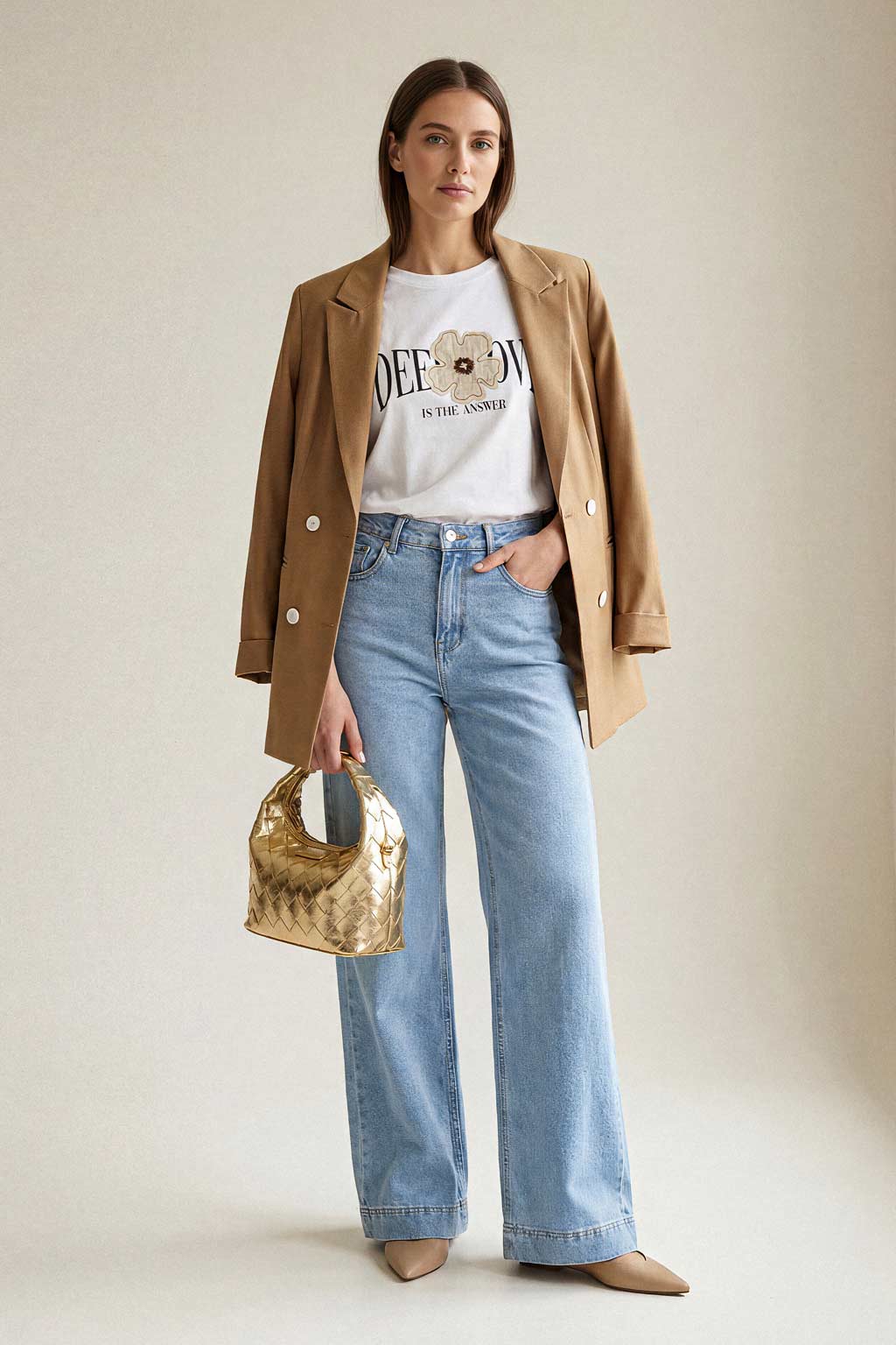 Jeans wide leg
