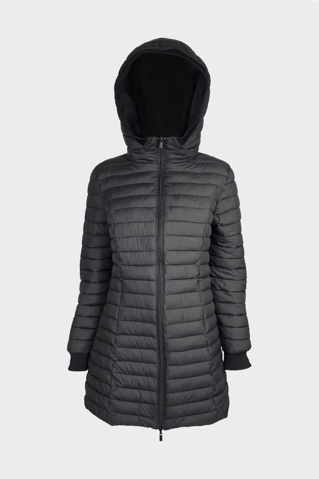Piumino double face lungo
