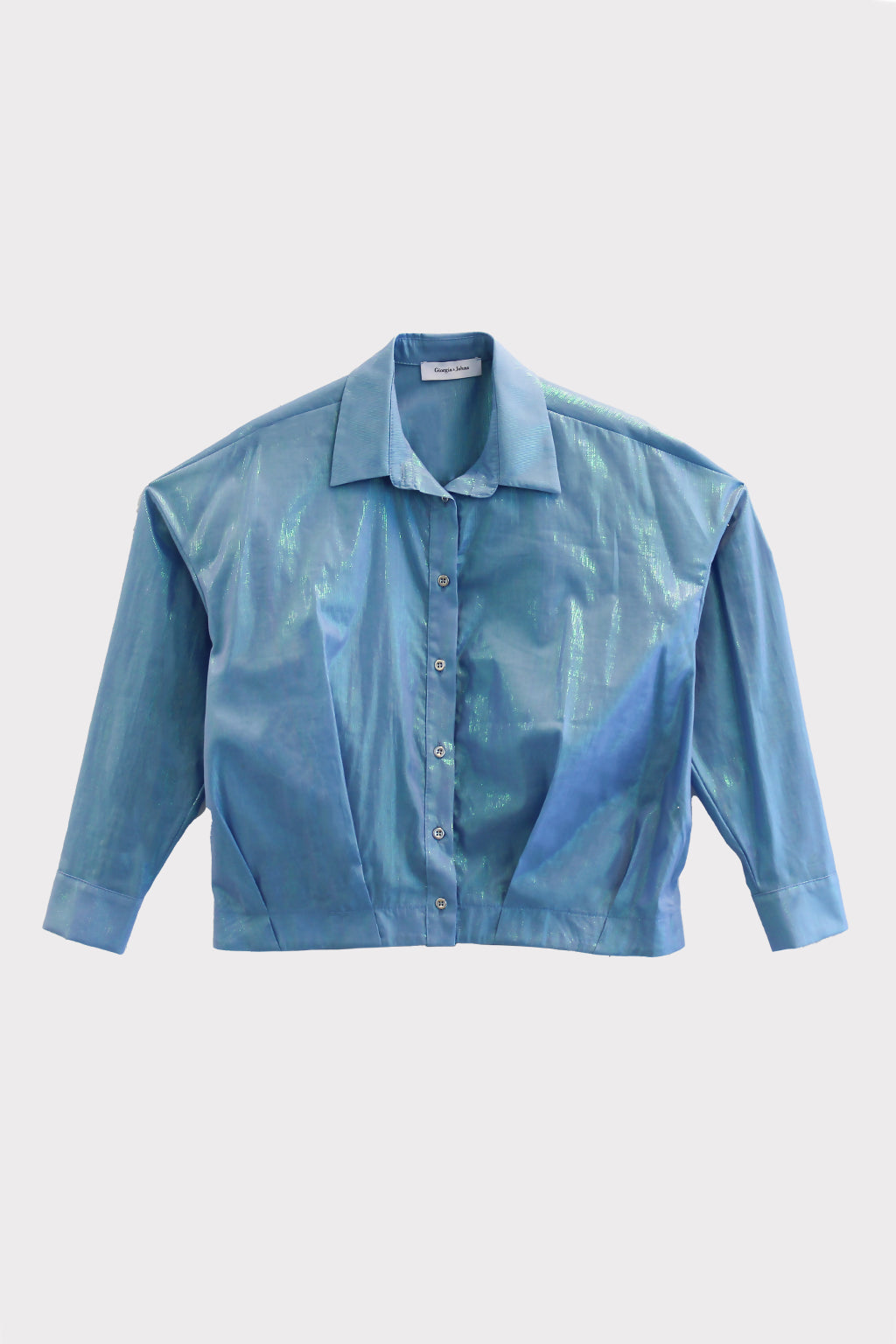 Camicia tessuto lurex