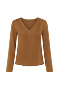 Blusa scollo V lurex