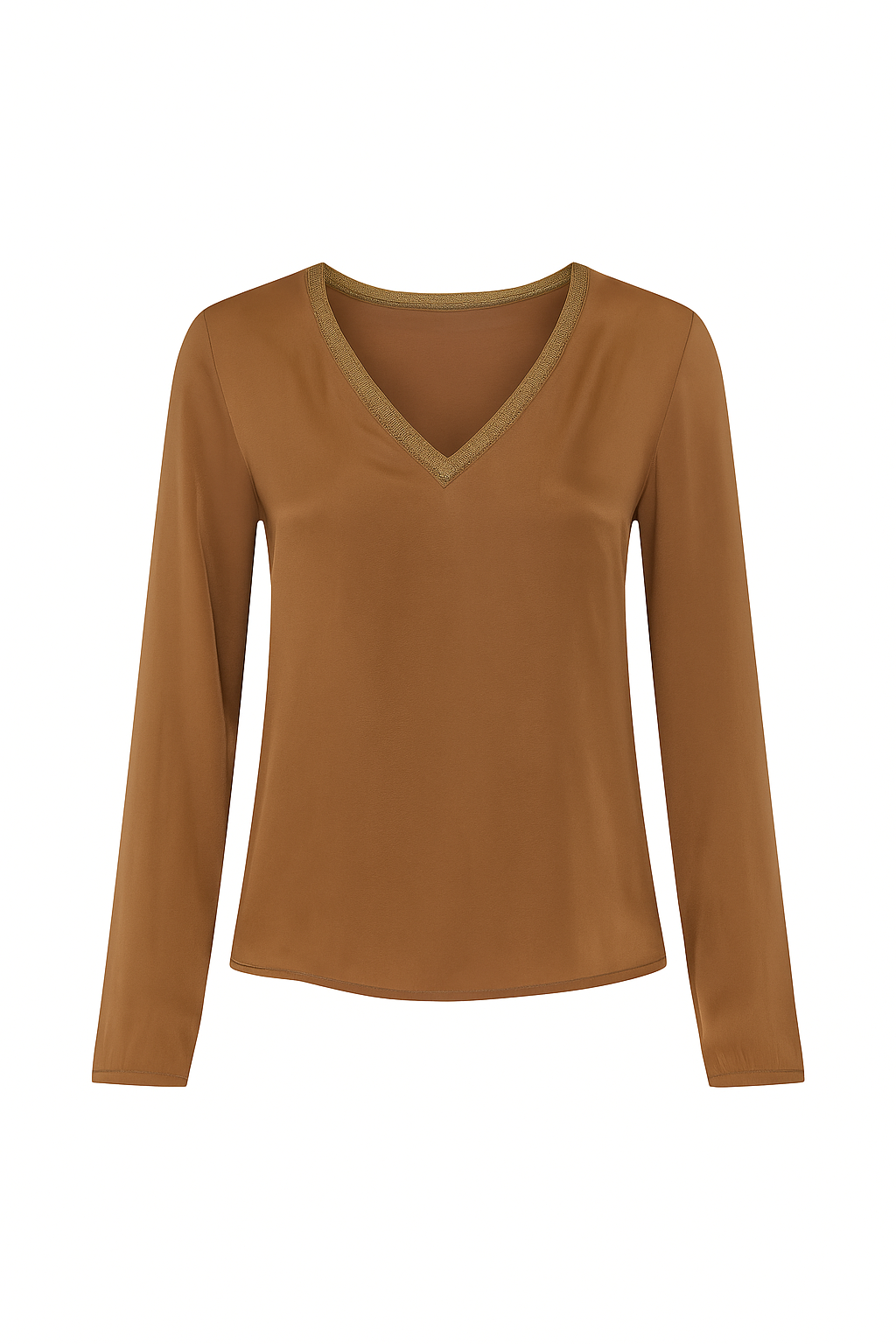 Blusa scollo V lurex