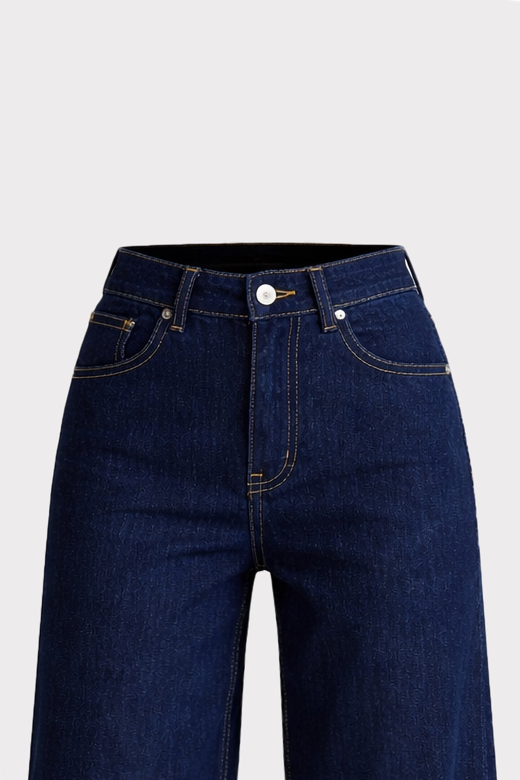 Jeans palazzo lavaggio rinse