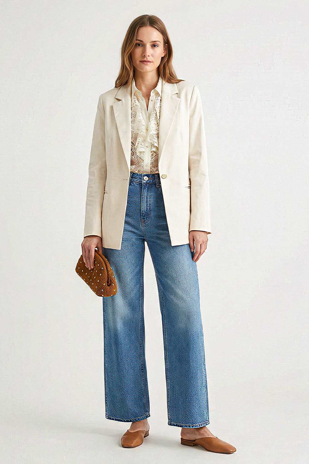 Jeans gamba dritta
