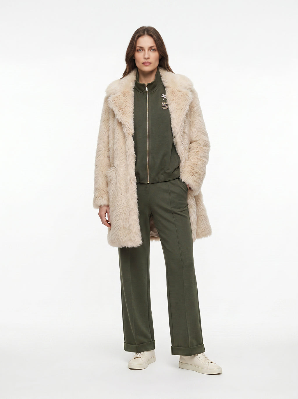 Cappotto ecopelliccia