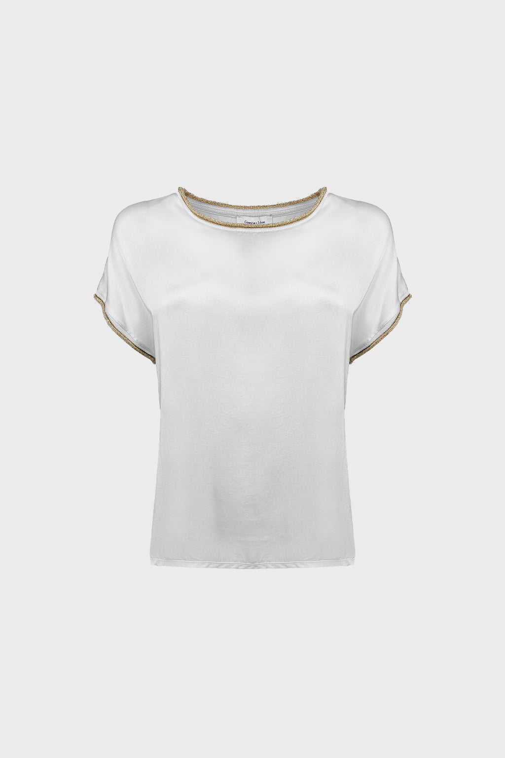 T-shirt collo ricciolo