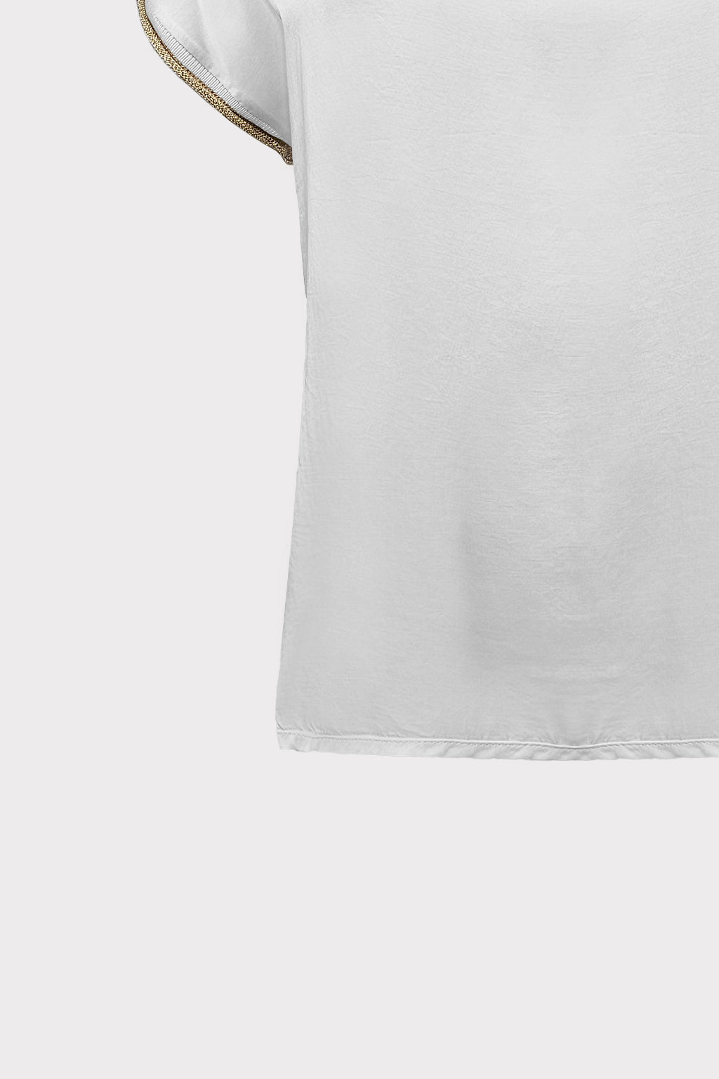 T-shirt collo ricciolo