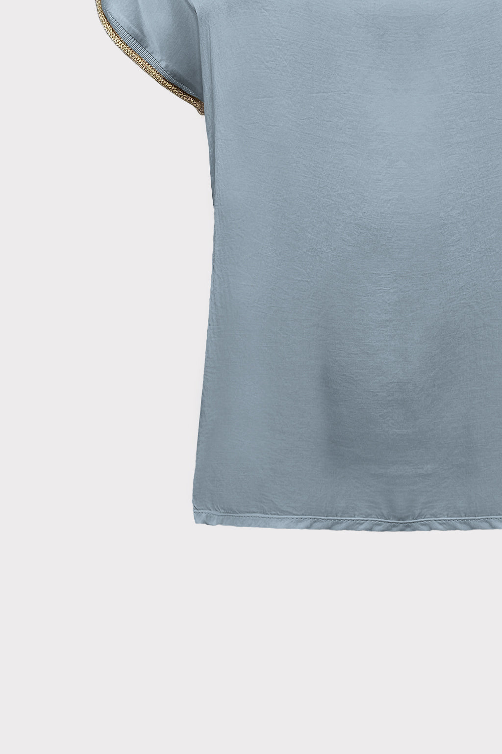 T-shirt collo ricciolo