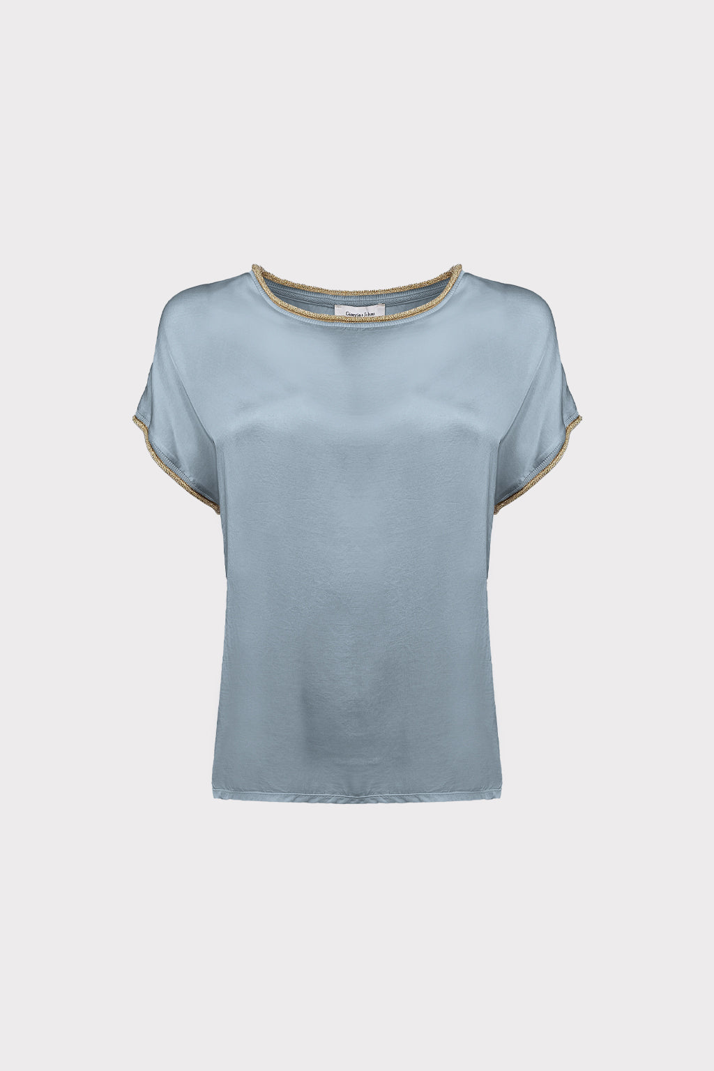 T-shirt collo ricciolo