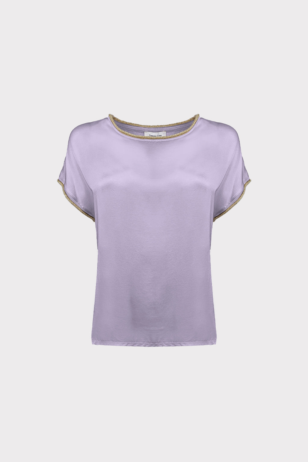 T-shirt collo ricciolo