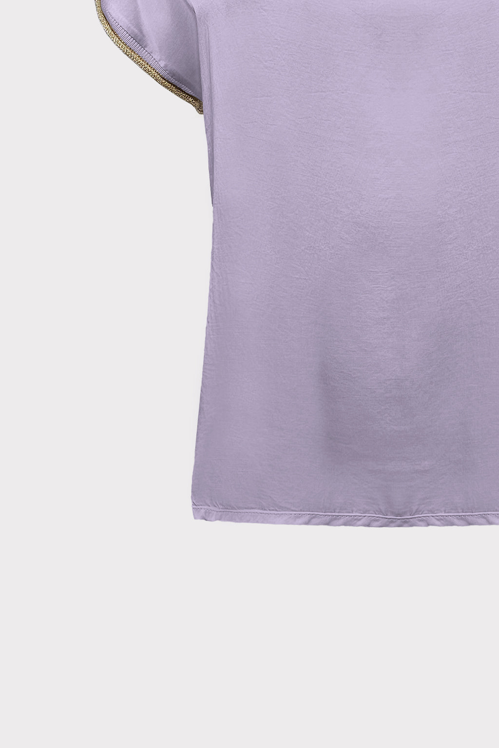 T-shirt collo ricciolo