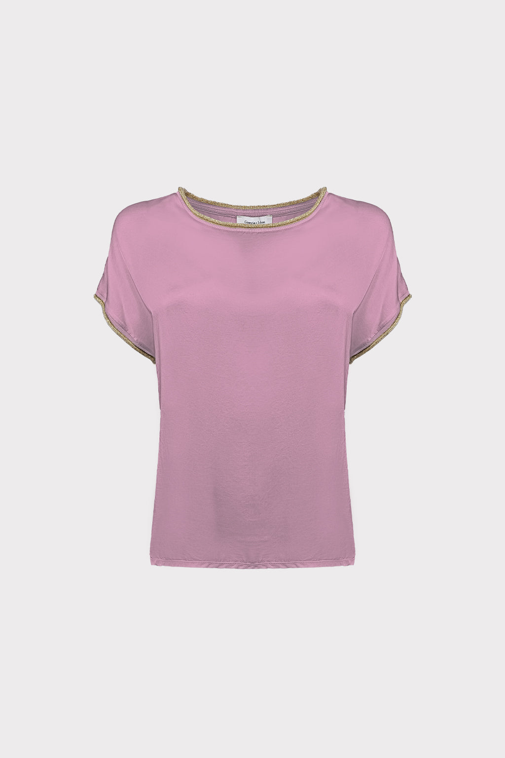 T-shirt collo ricciolo