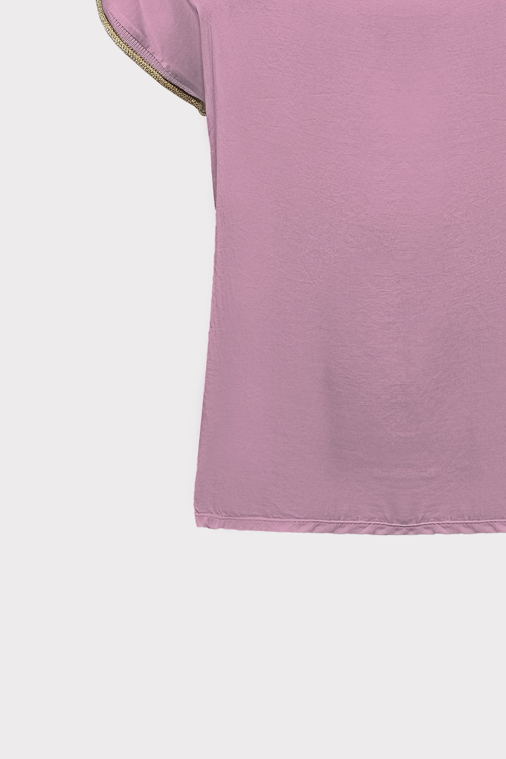 T-shirt collo ricciolo