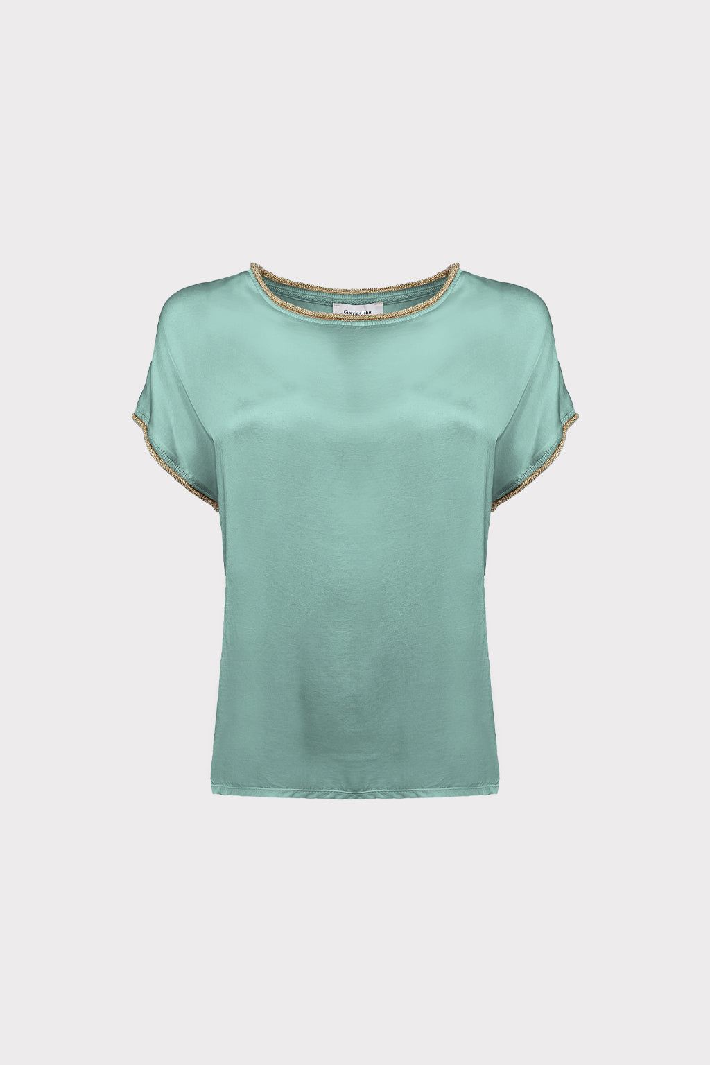 T-shirt collo ricciolo