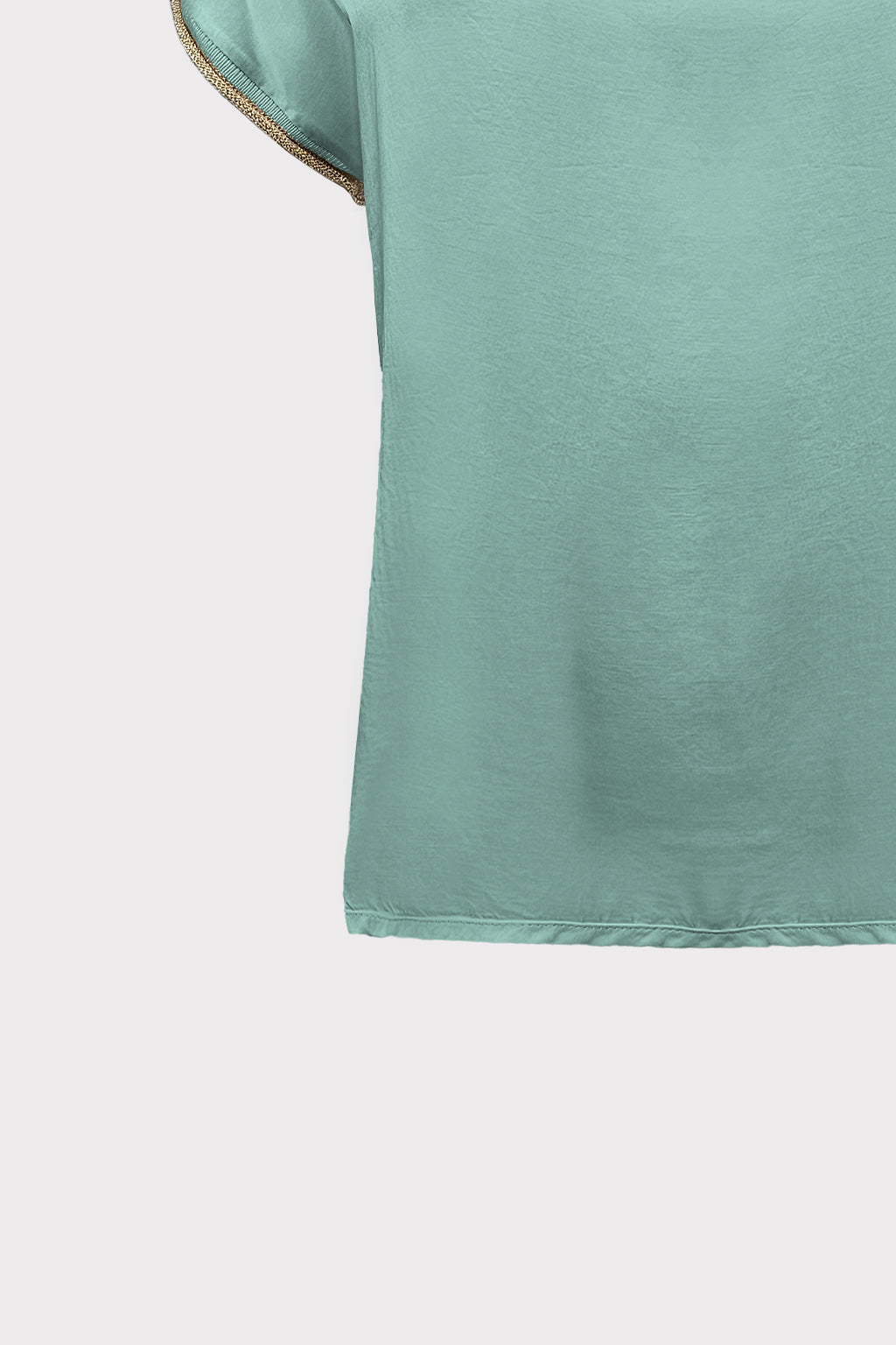 T-shirt collo ricciolo