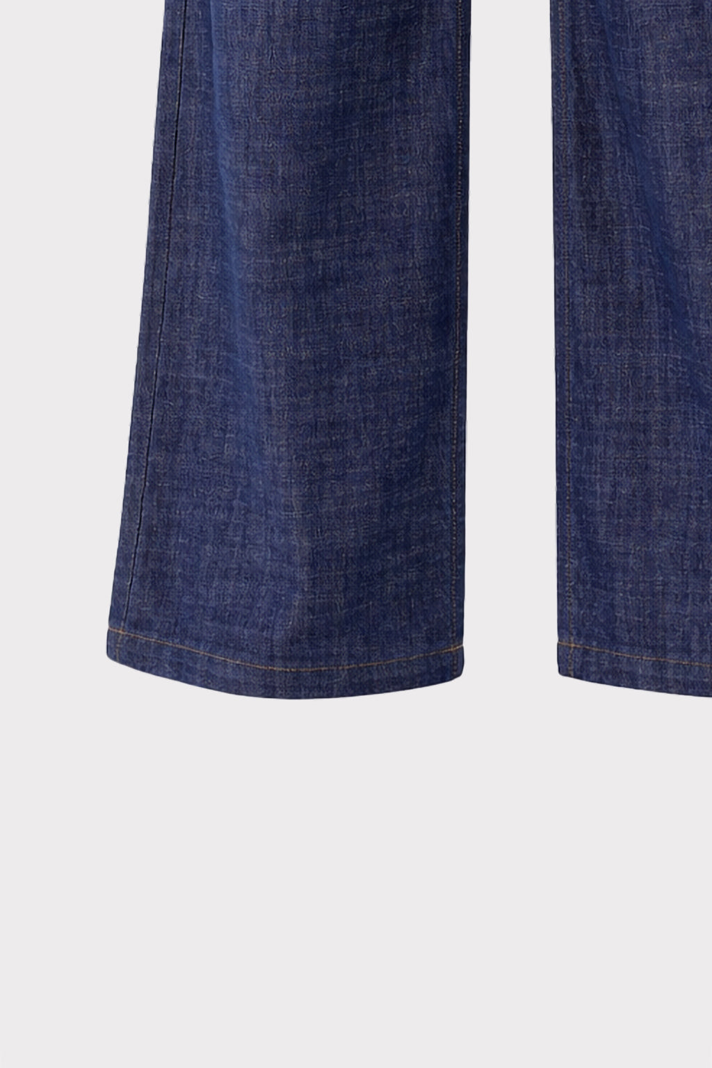 Jeans scuro gamba ampia