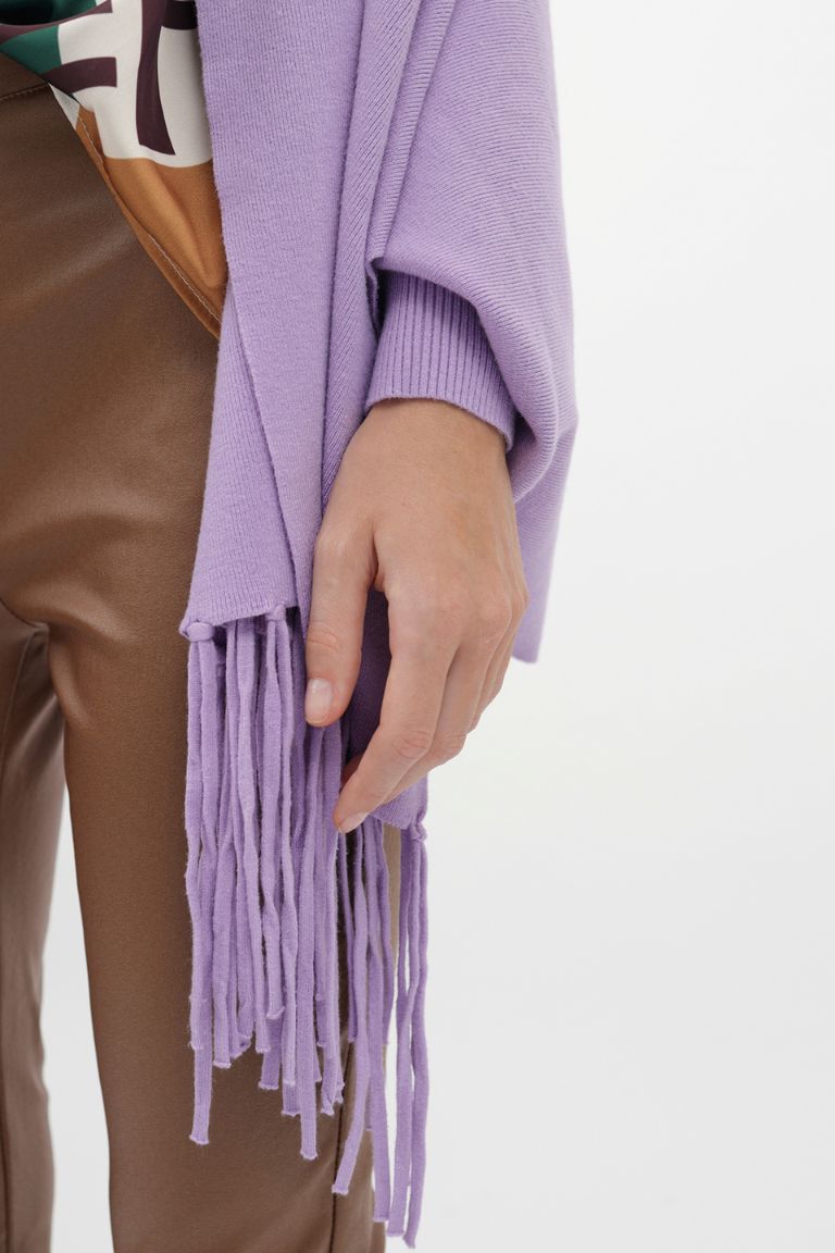 Maglia mantella frange
