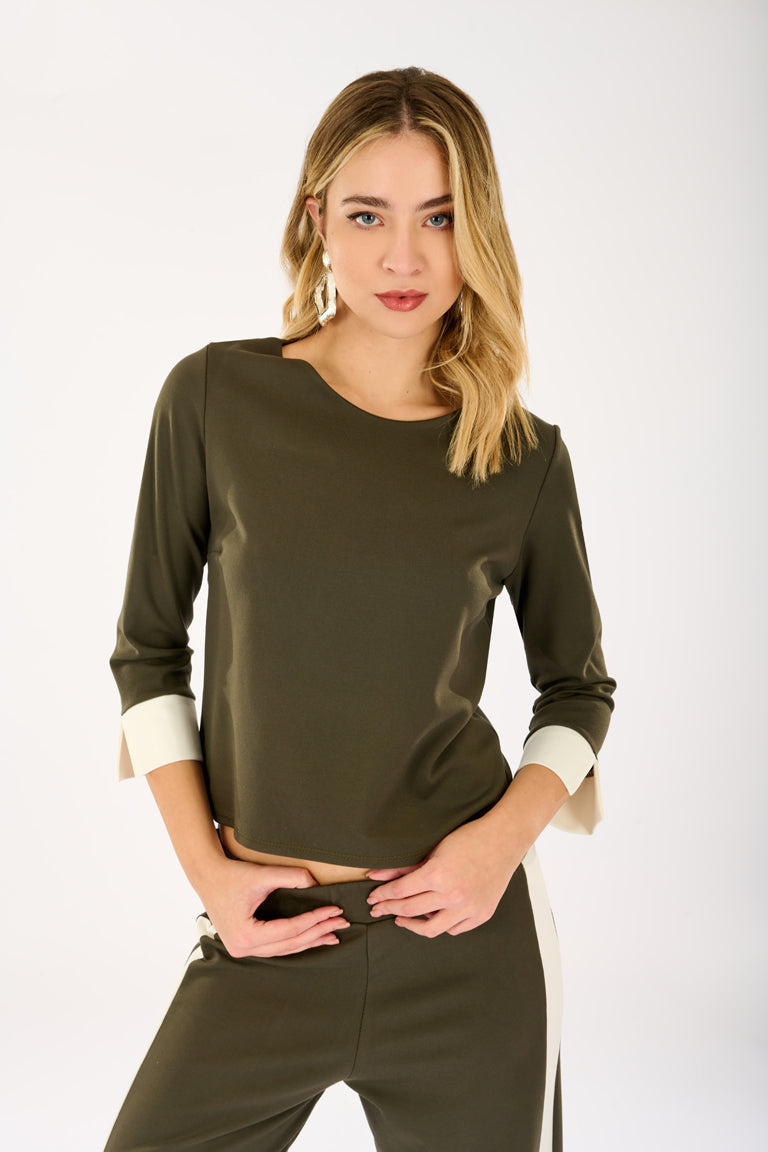 Maglia dettaglio polsino