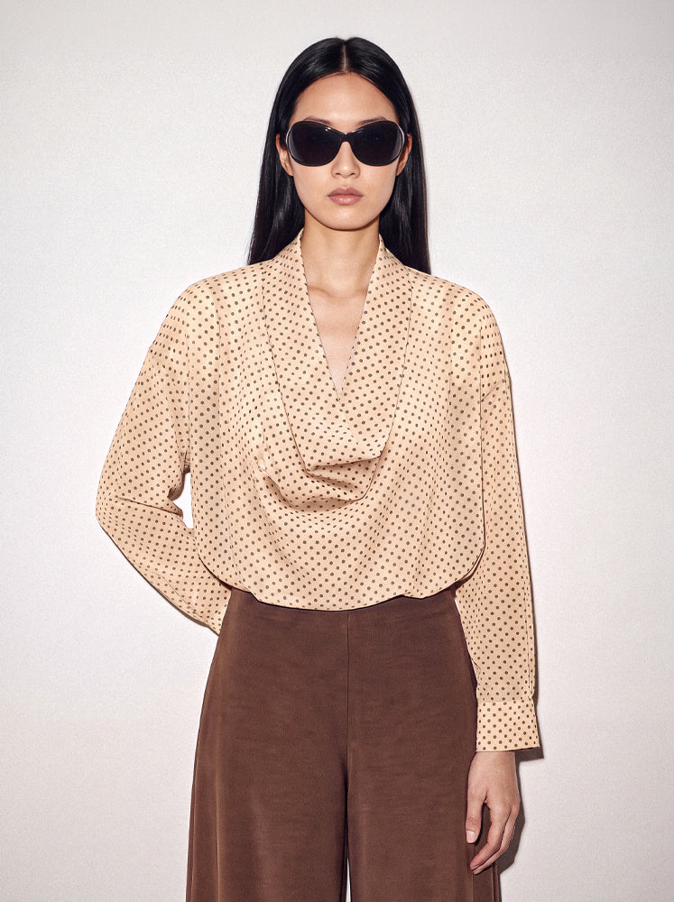 Blusa sciallata micropois