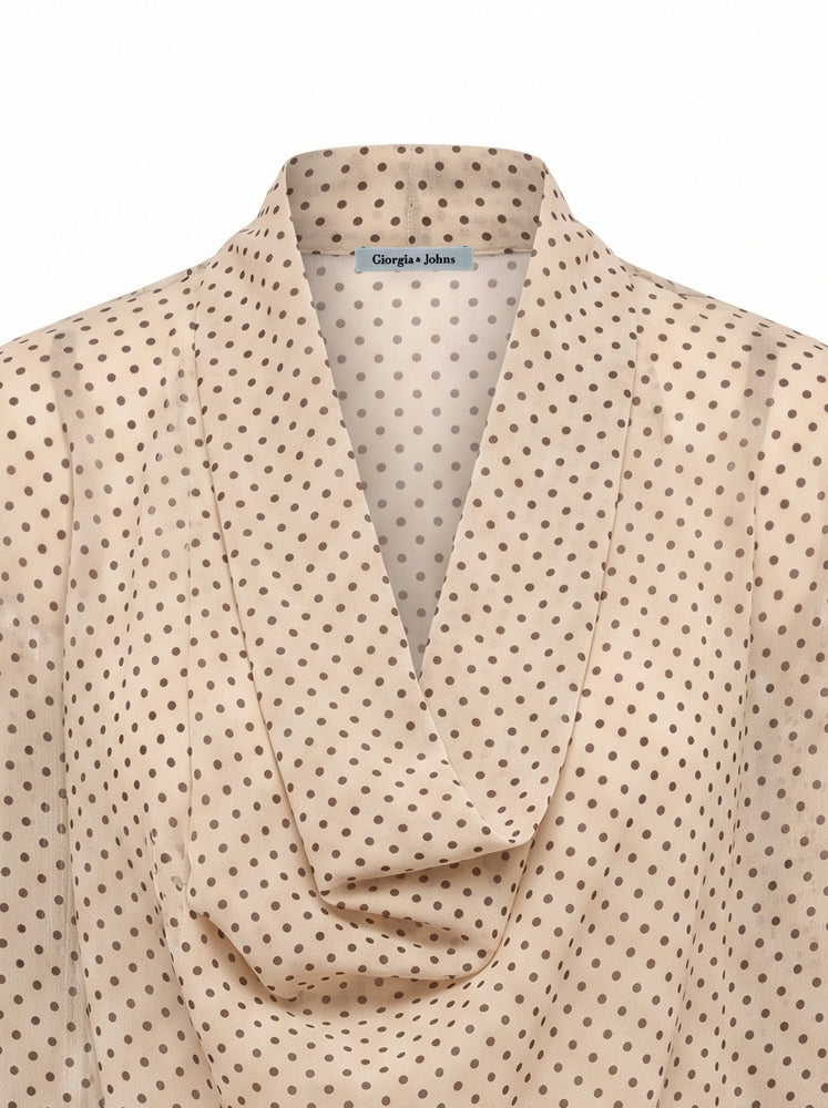 Blusa sciallata micropois