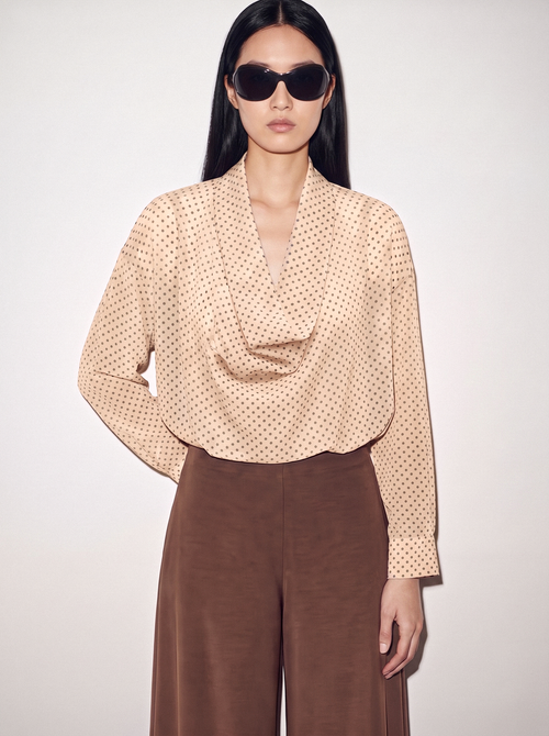 Blusa sciallata micropois