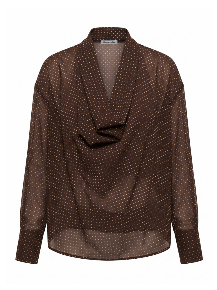Blusa sciallata micropois