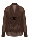 Blusa sciallata micropois