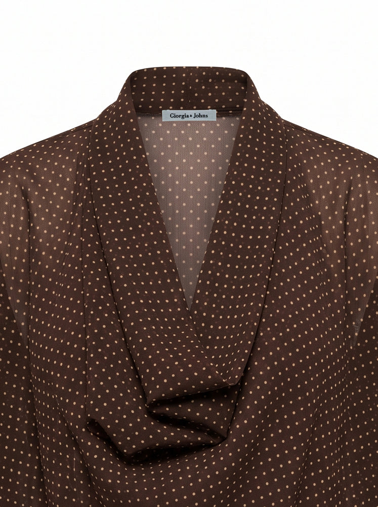 Blusa sciallata micropois