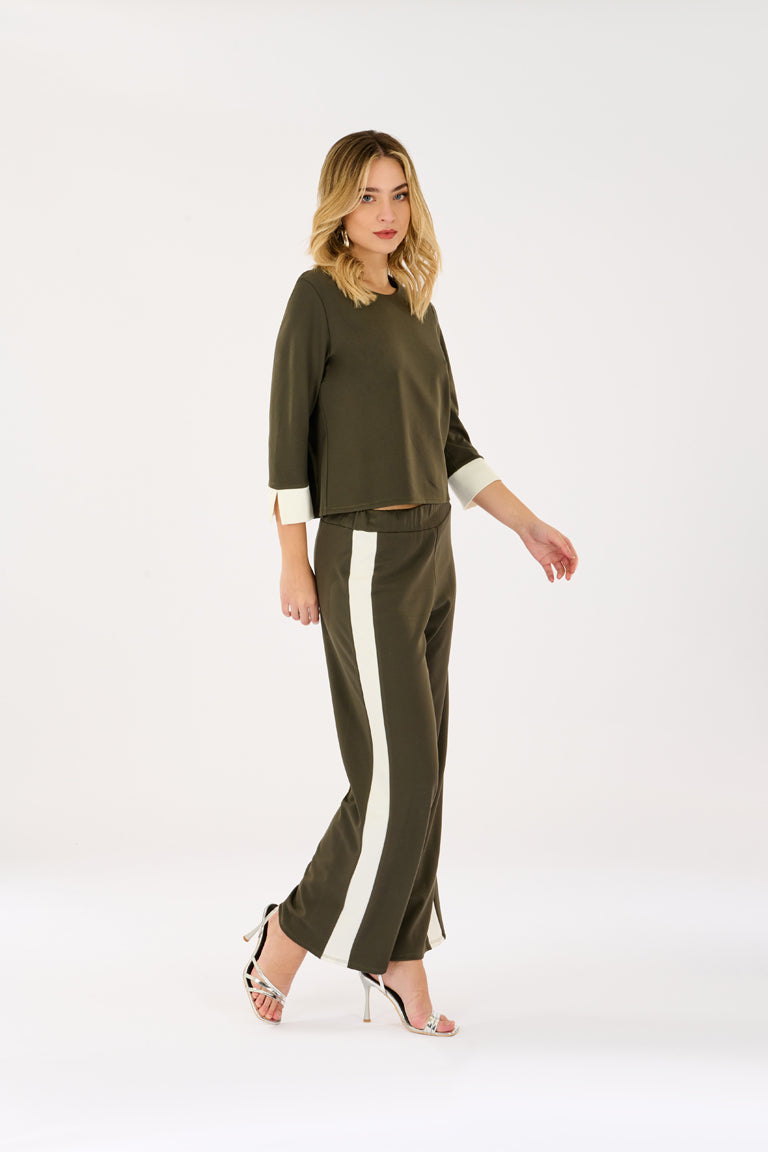 Pantalone banda laterale
