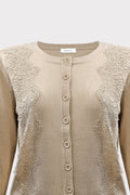 Cardigan inserti pizzo