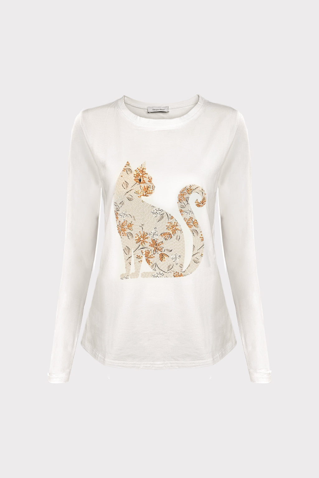 T-shirt manica lunga gatto