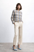 Giacca corta in tweed