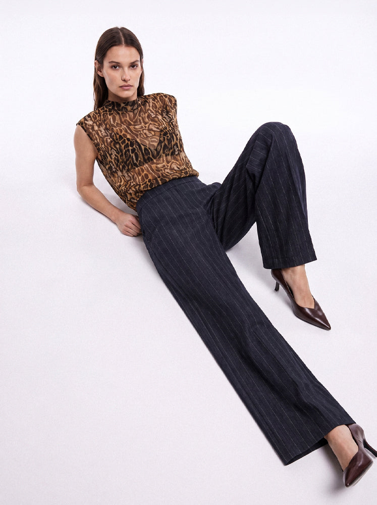 Pantaloni gessati